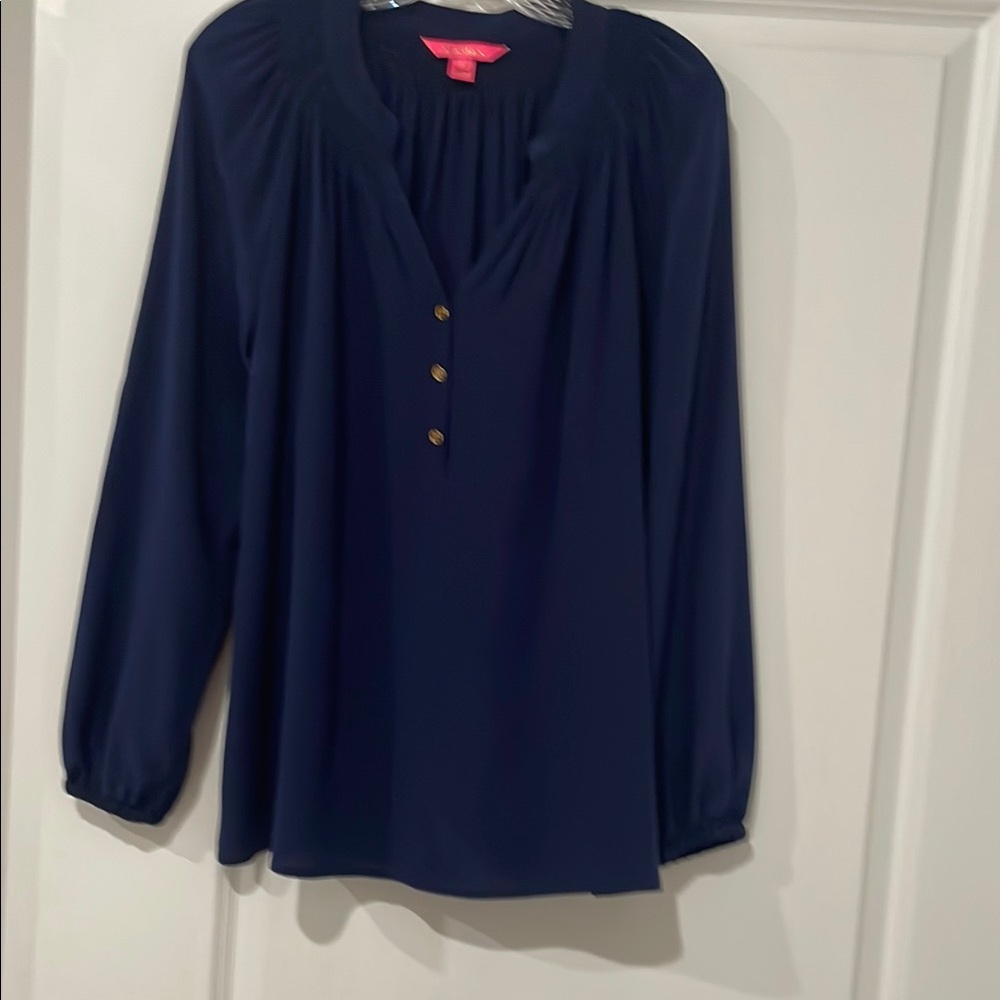 Navy Blue Women's Top